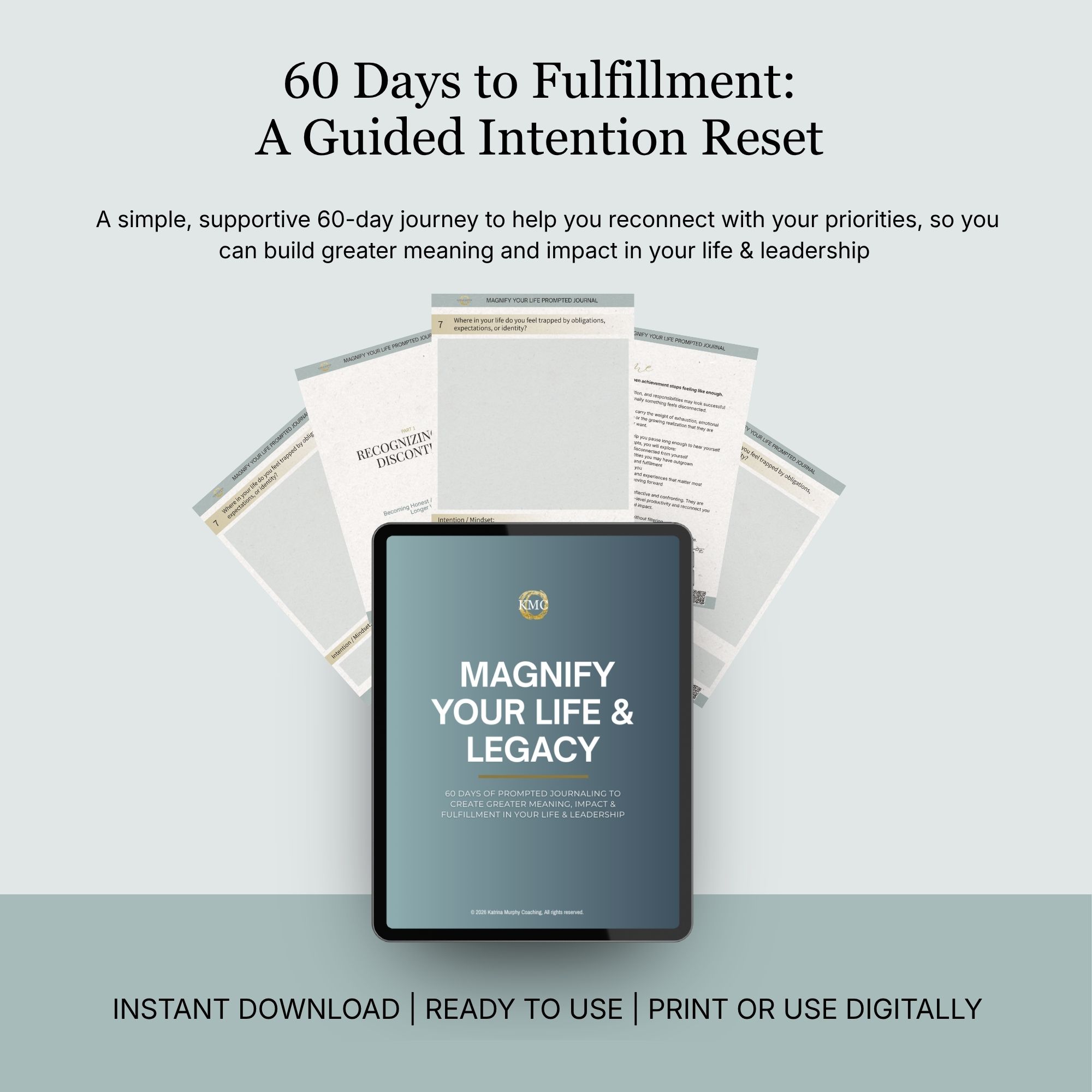 MAGNIFY YOUR LIFE PROMPTED JOURNAL
